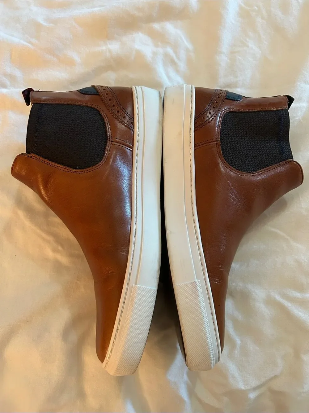 Ted Baker Men's Lykeen Sneakers brown leather size men seven new without box